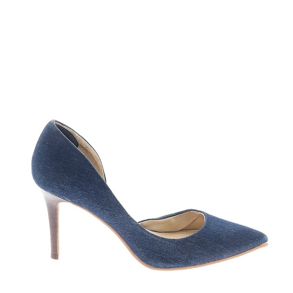 Jessica Simpson Navy Blue Heels - Picture 1 of 2